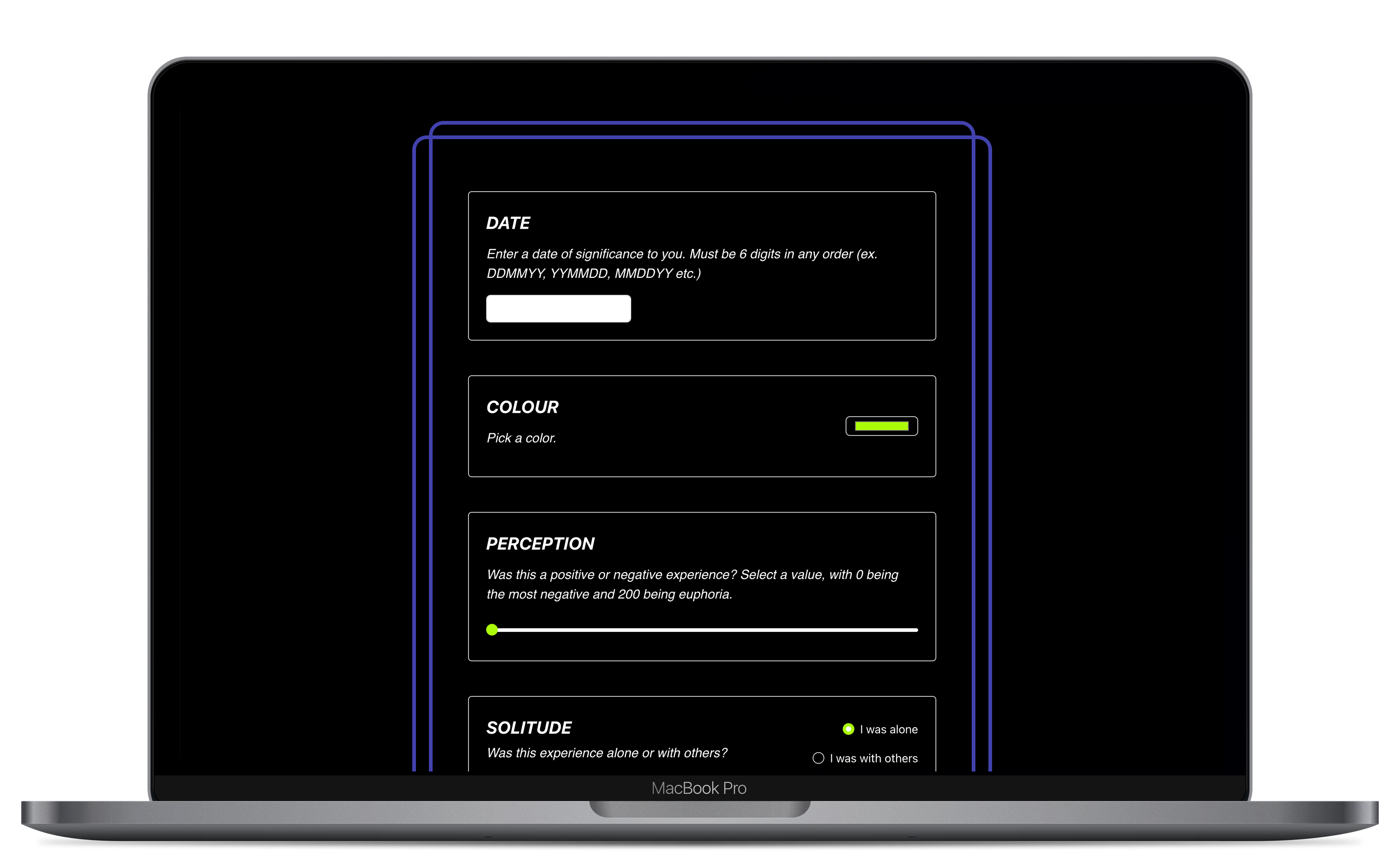 Mockup of Windows 98 Slack clone on 15 inch Macbook Pro